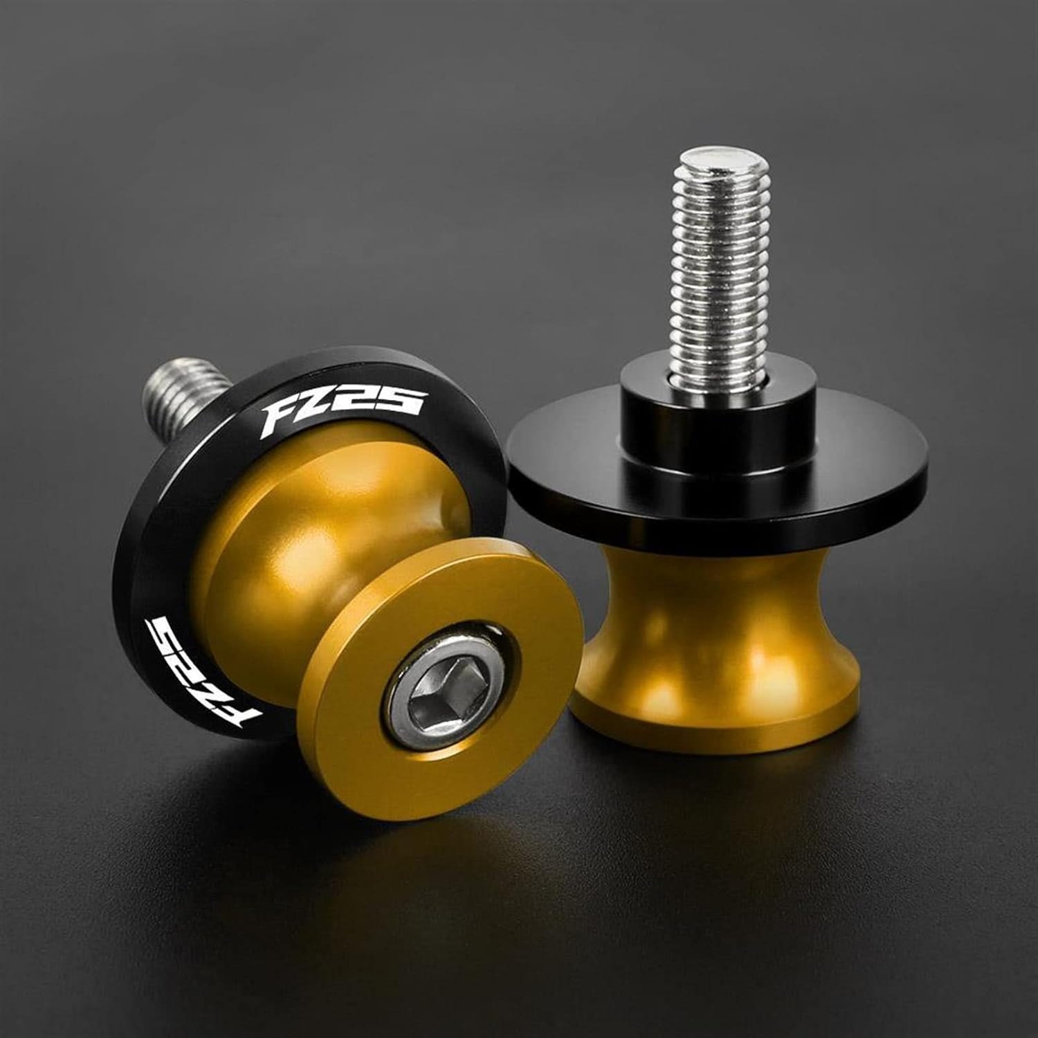 TCHAU Basculante de motocicleta CNC Accesorios de basculante Carretes de soporte Tornillos deslizantes para Yamaha FZ25 FZ-25 FZ 25 2017 2018 2019