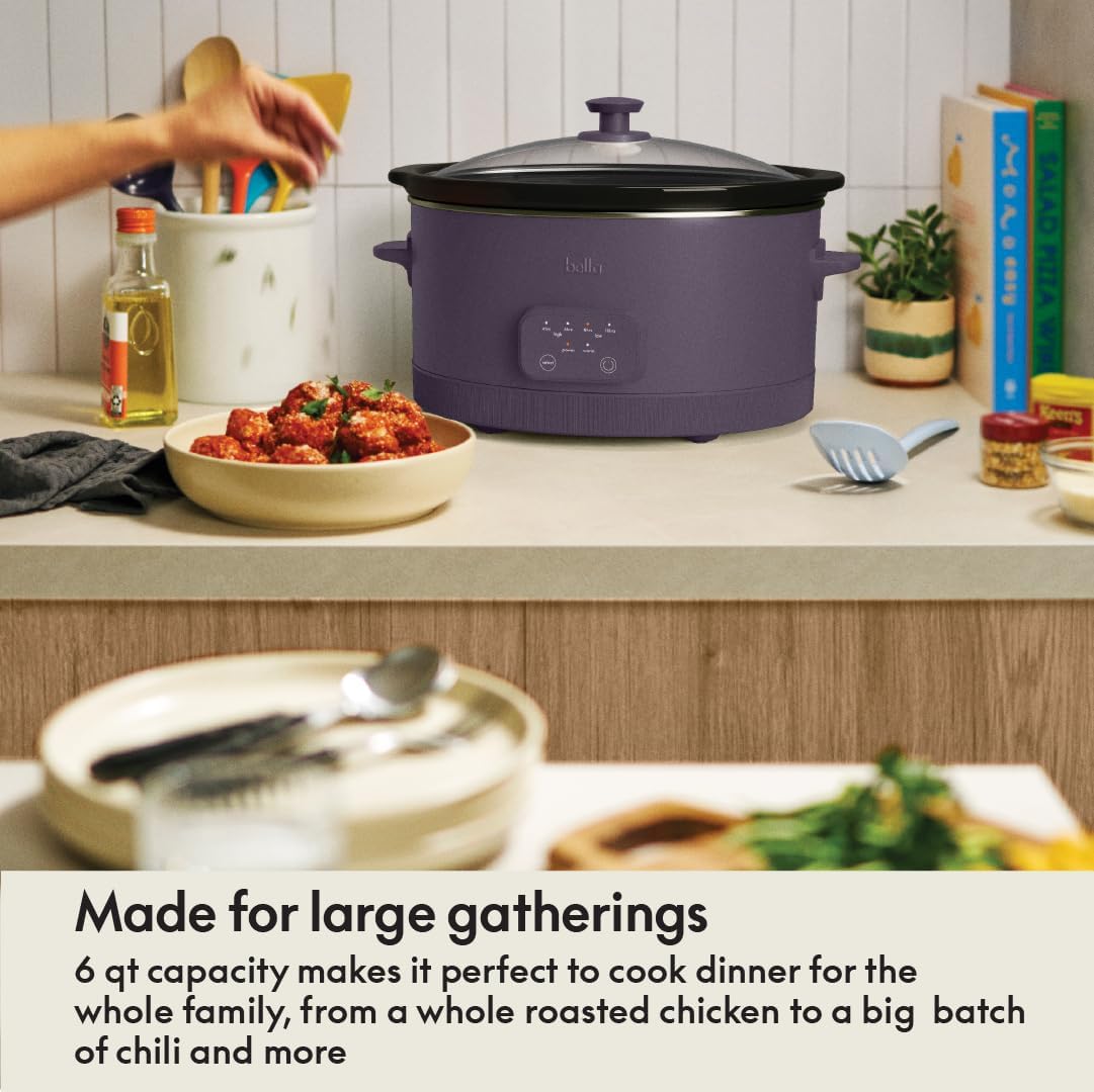 Bella 6.0 Qt Programmable Slow Cooker - Image 5