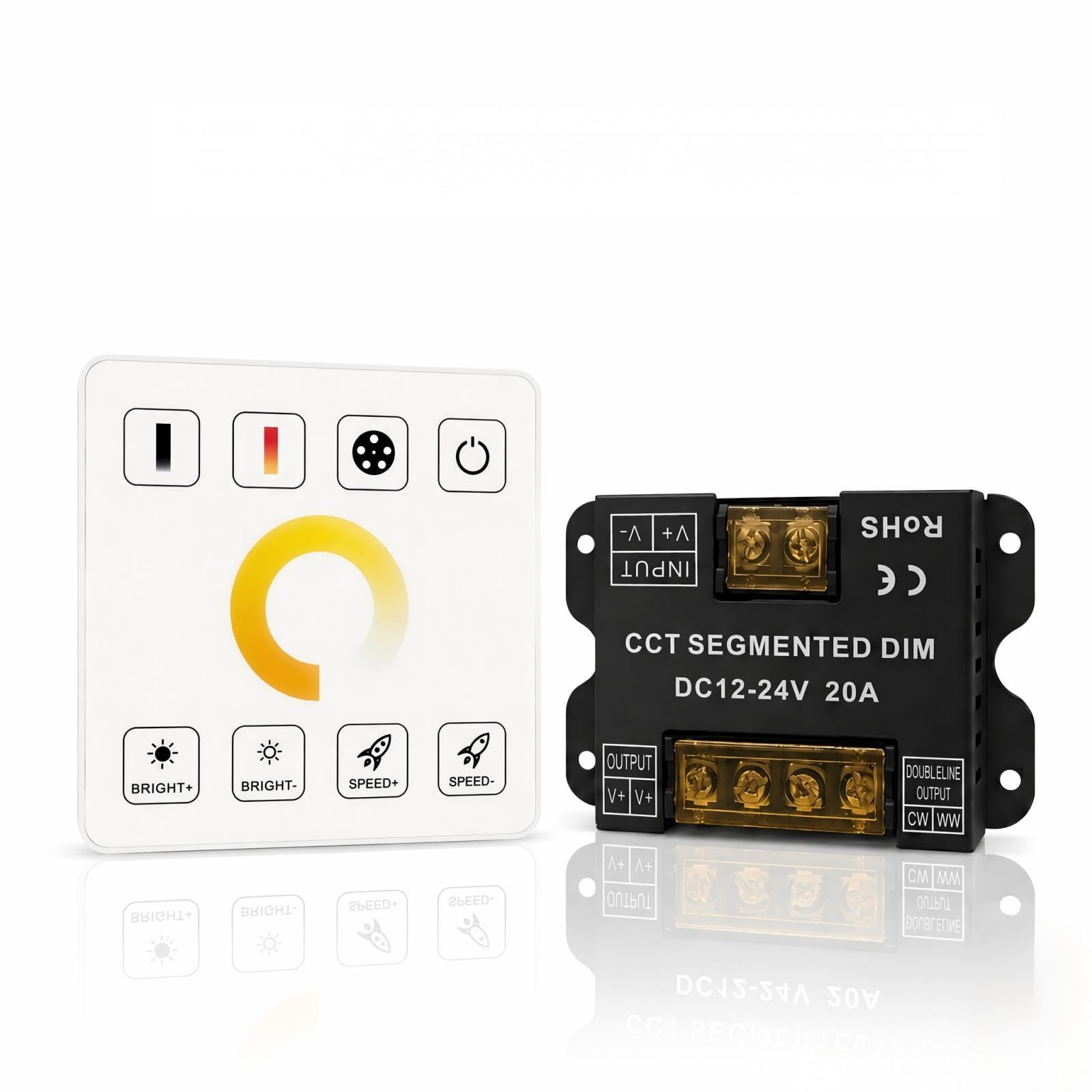 Aroidful CCT Dimmable LED Controller, RF Wireless Remote Control