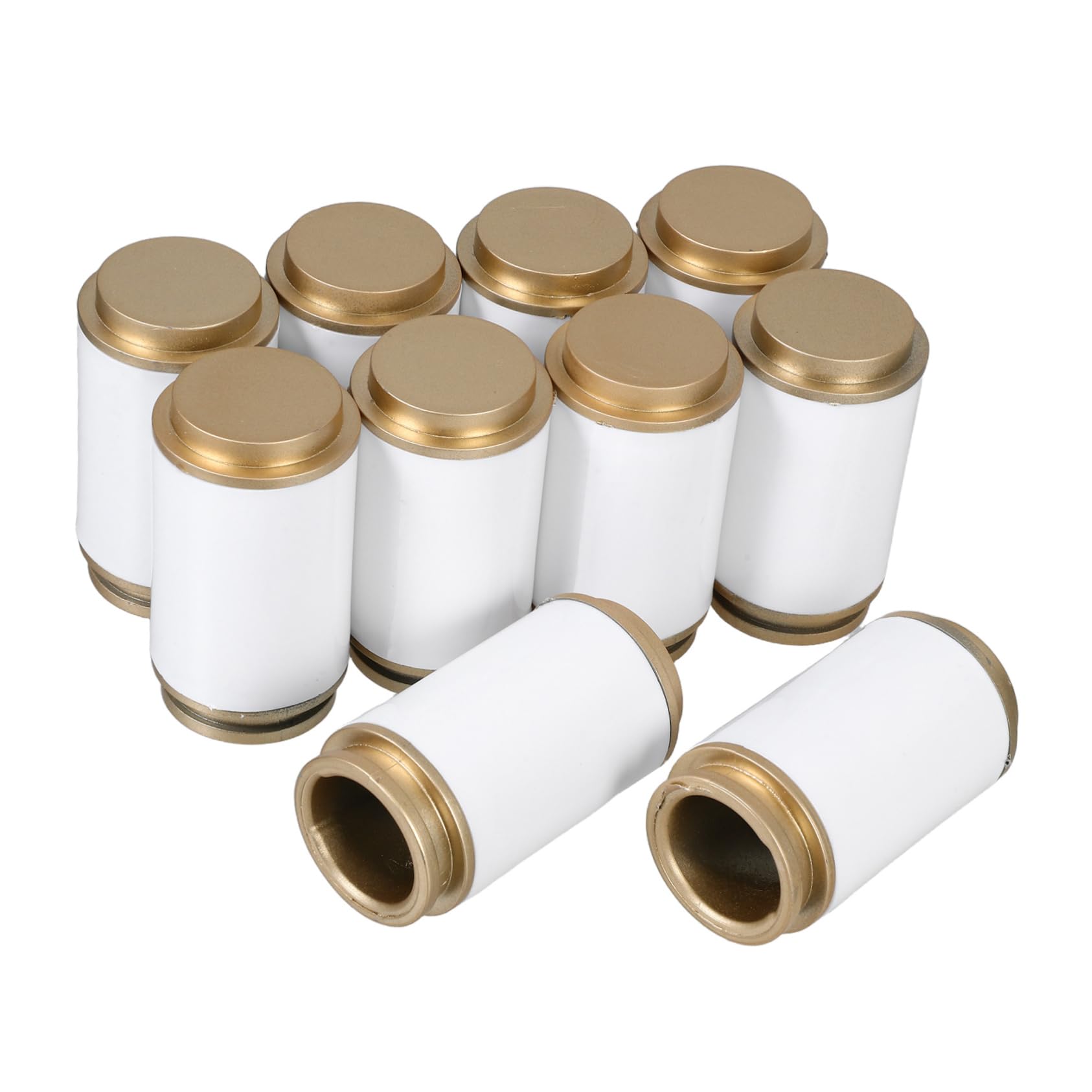 Ciieeo Curtain Rod Finials Ends Only 10 Pack Modern Style Plastic Curtain Rod Caps Replacement Parts Easy to Install Home Decorative Accessories