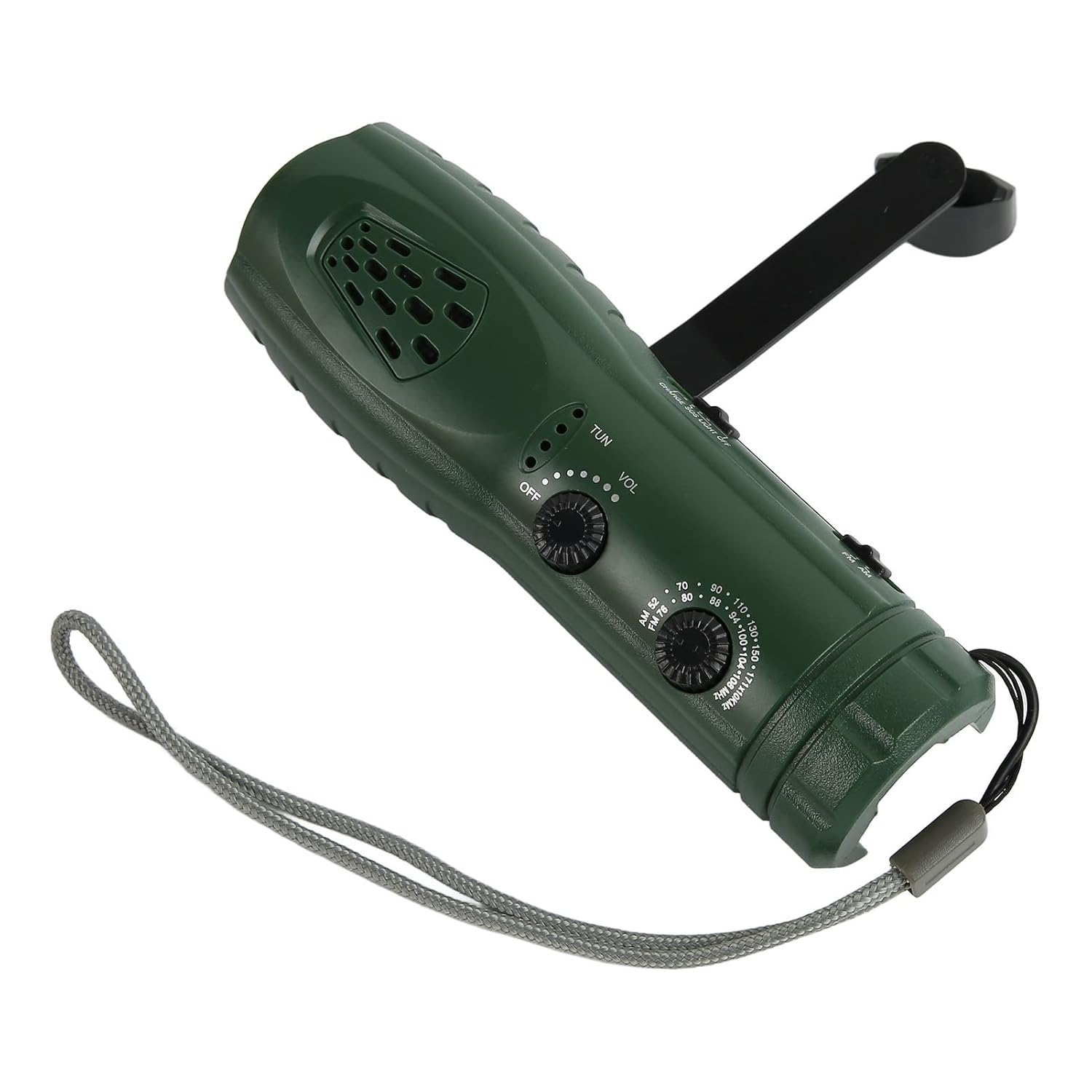 Flashlight Radio, Multifunctional Hand Crank Flashlight Radio Support