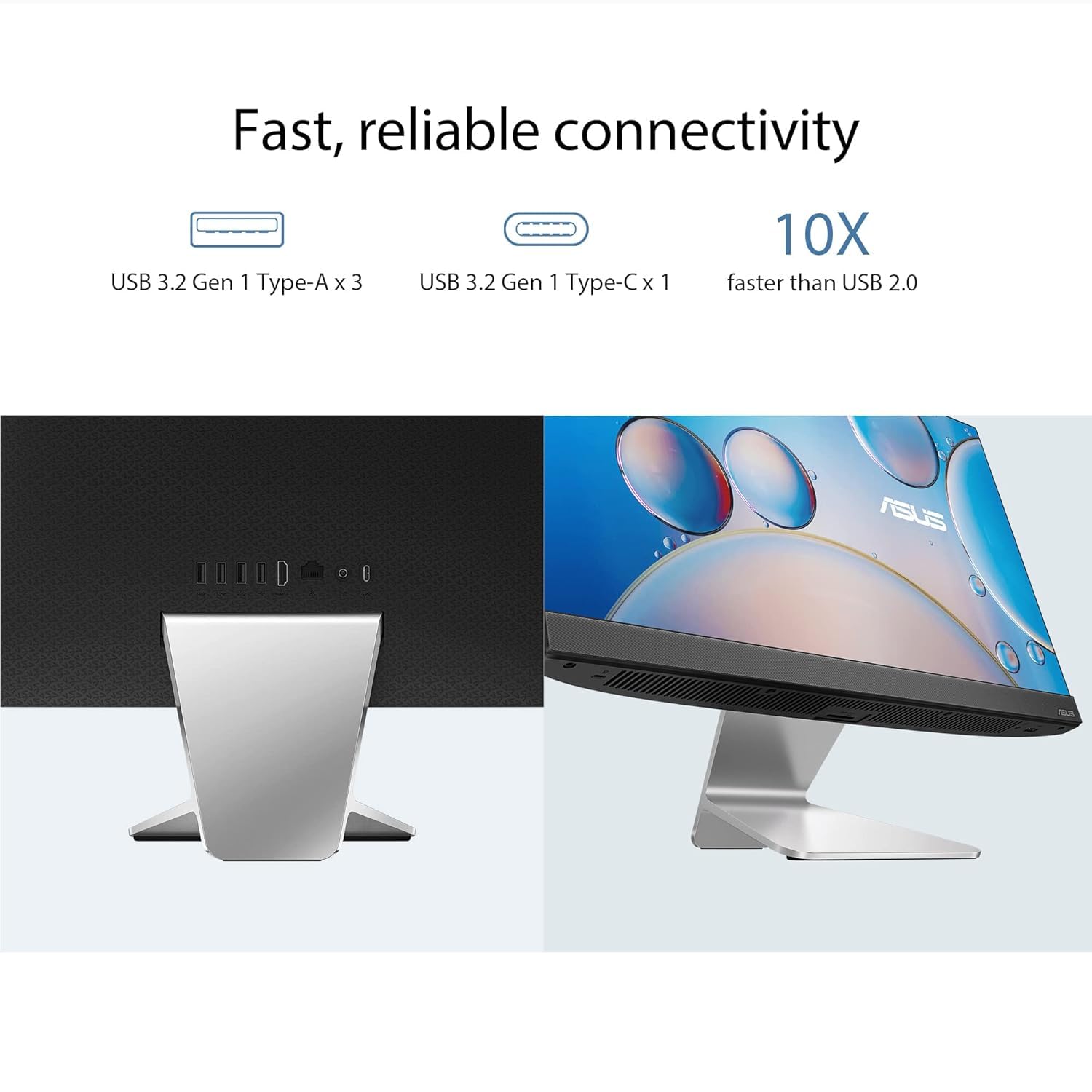 ASUS AIO A3202,21.45" FHD,Intel 7305, All-in-One PC for Students(8GB/512GB/Windows 11/MS Office 365 Basic (1Year)*/Office 2024/Black/4.84 Kg), with Wireless Keyboard & Wireless Mouse,A3202WBA-BPB006WS 34