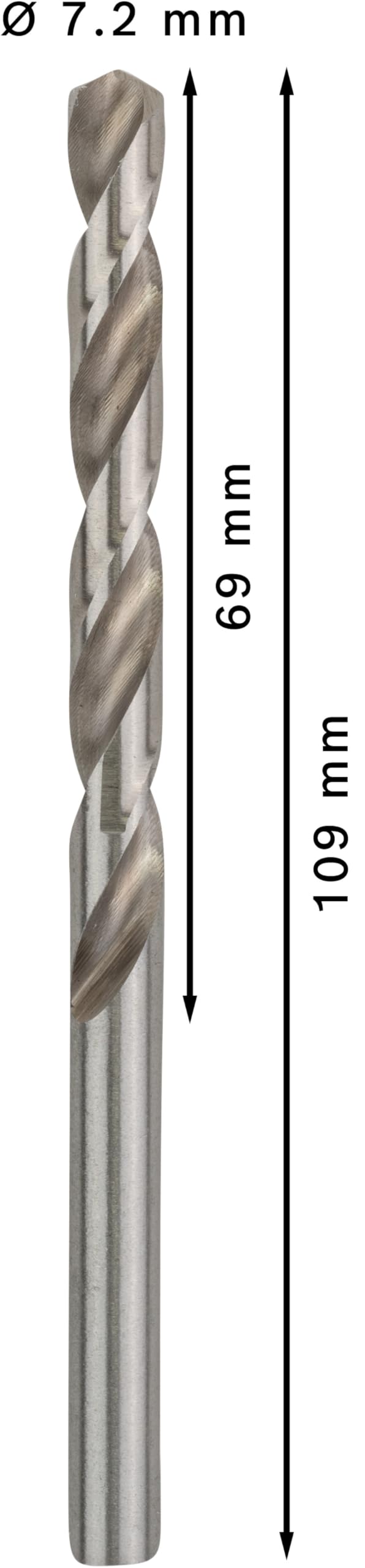 Bosch 10x PRO Metal HSS-G spiraalboor standaardlengte (voor Non-ferrometalen, Staal, 7,20 mm, Professional Accessoires Boor-/schroefmachines Bosch 10x PRO Metal HSS-G spiraalboor standaardlengte (voor Non-ferrometalen, Staal, 7,20 mm, Professional Accessoires Boor-/schroefmachines