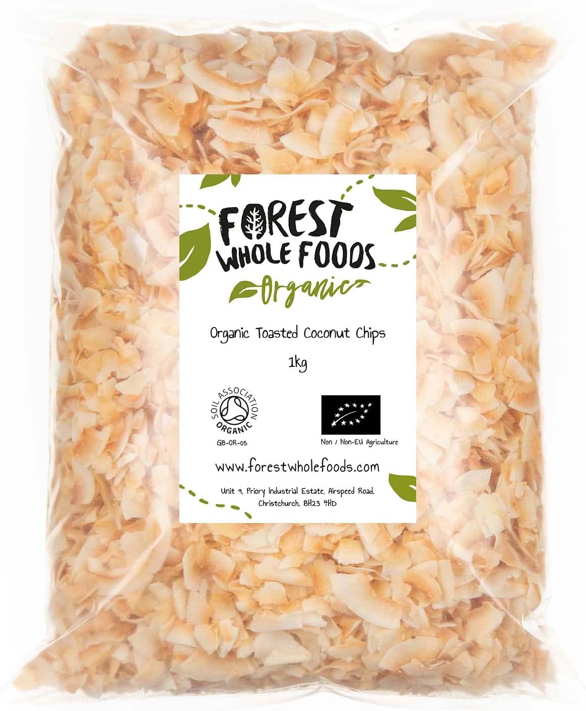 Organic Toasted Coconut Chips (1kg)