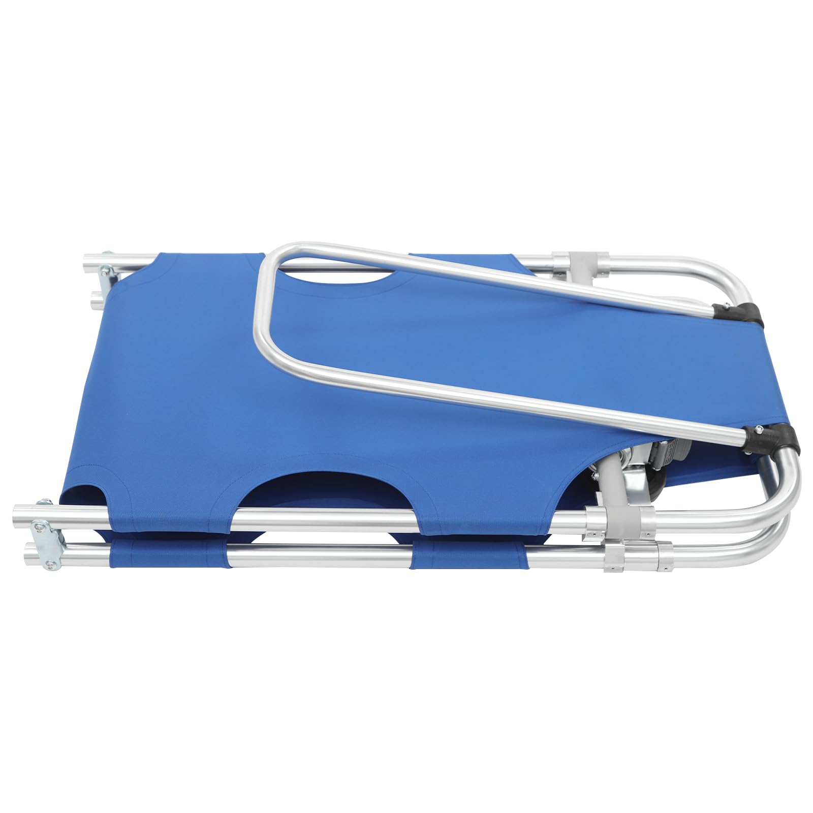 Folding Compact Portable Stretcher with Wheels,Hold 350 lbs Aluminum Stretcher Emergency Medical Travel Patient Transport Stretcher