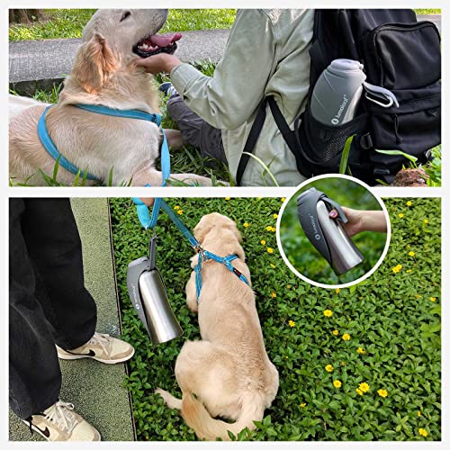 LumoLeaf Portable Dog Water Bottle 27 OZ, Stainless Steel Pet Travel Water Bottle Dispenser for Walking, Hiking and… - Image 6