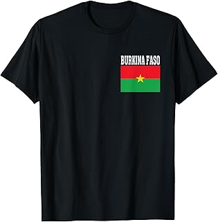 Burkina FASO Flag Patriotic National Roots Souvenir T-Shirt
