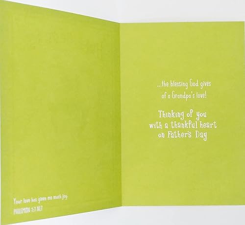 Miniatura 2 de Feliz día del padre religioso tarjeta de felicitación al abuelo con perro de Labrador dorado