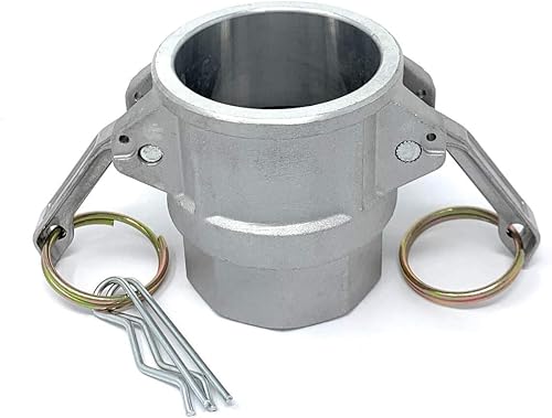 Miniatura 12 de Gloxco Tipo D de aluminio leva y ranura de manguera de conexión, 1" Camlock hembra x 1" NPT hembra (CAM-10-D-AL)