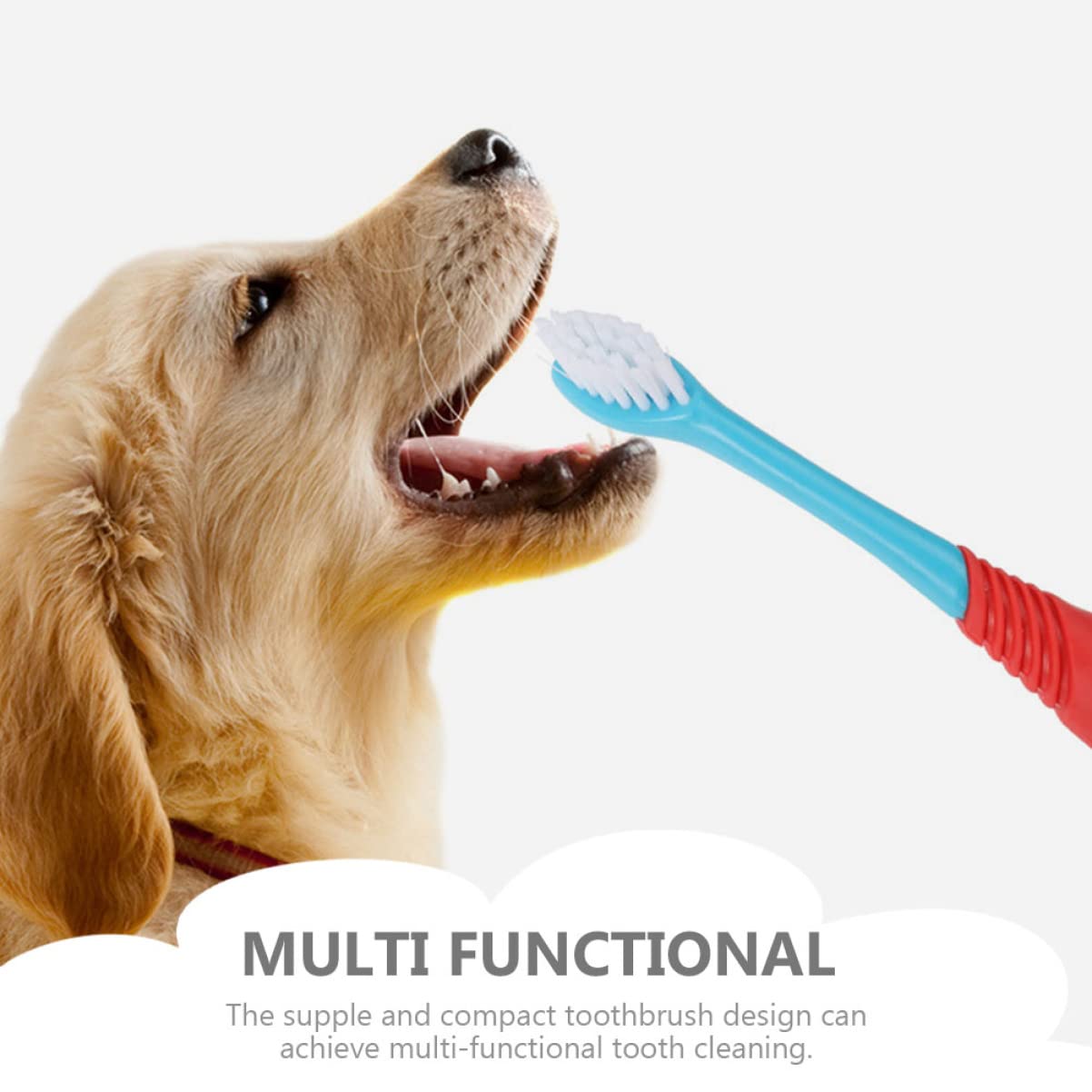 Milisten 3 Juegos De Cepillos De Para Mascotas Con Cerdas Suaves Suaves Y Cómodos Para Perros Pequeños (4 Unidades)