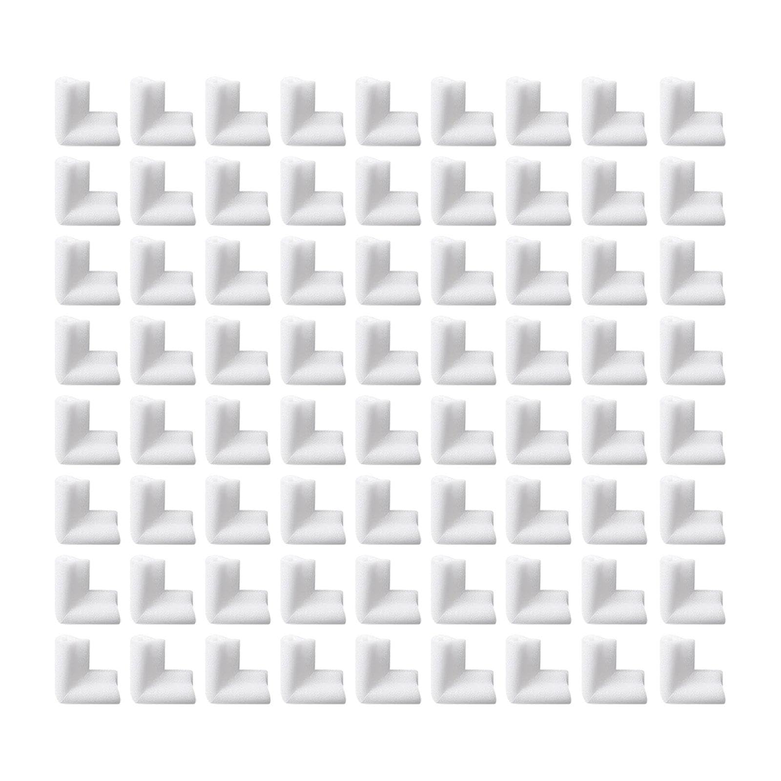72 Protectores de Esquinas de Espuma móviles, prácticos y de fácil instalación, protegen los Bordes de Las Esquinas de los televisores.