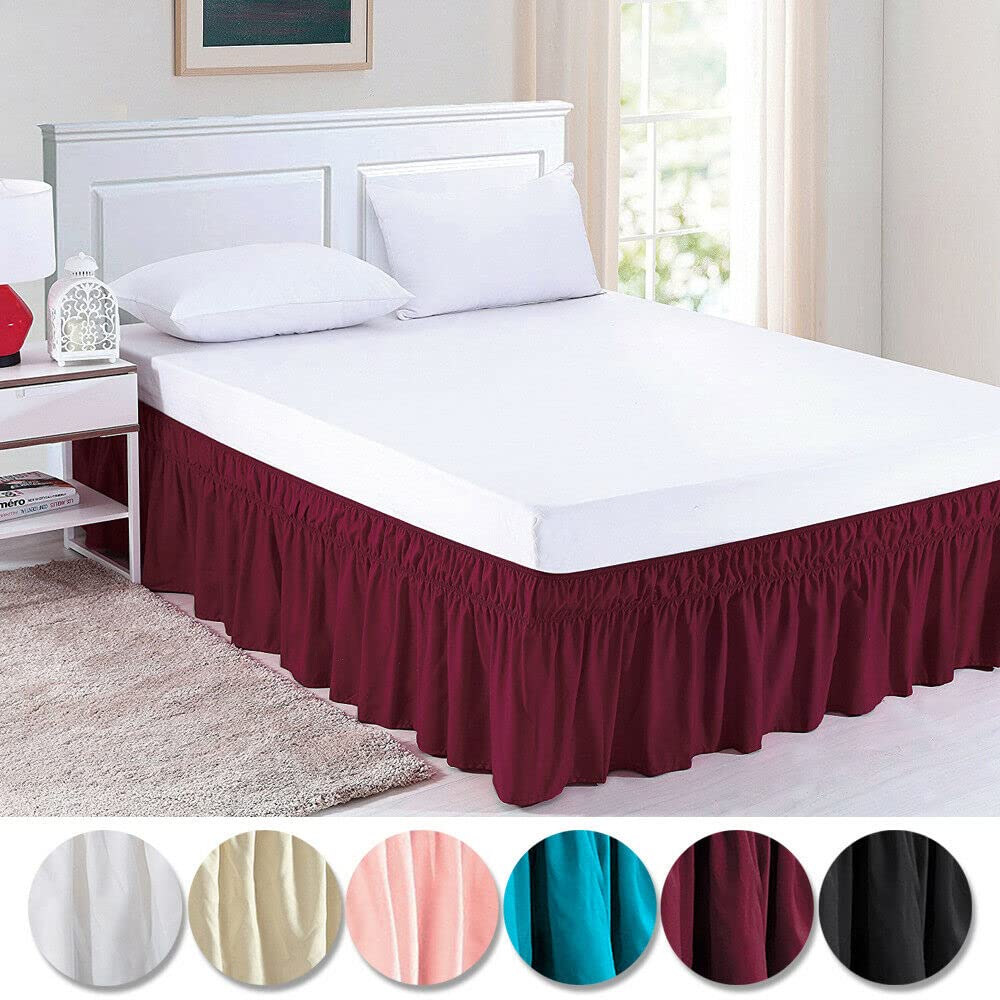 Bedrok effen kleur wikkel rond gegolfde bedrok met sterke elastische