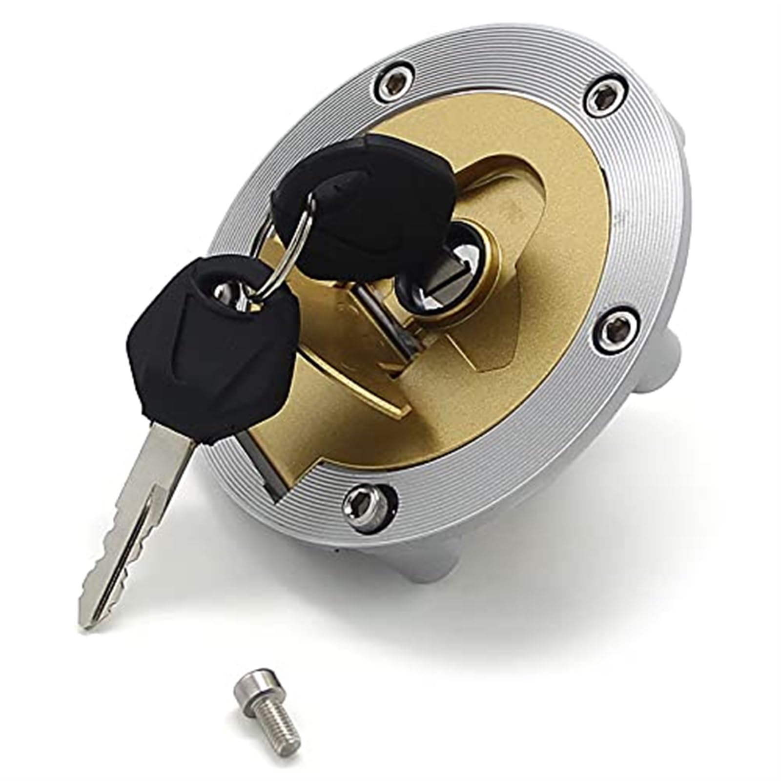 Wivplex Tapa de tanque de combustible for motocicleta, for 1098 1098 1198S 848 ST4 ST4S S ST3 EVO, for Monster, 750 con tapas de llave, piezas de interruptor de válvula de 12V Válvula de cierre de com