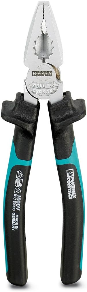 PHOENIX CONTACT Unifox-C VDE 1212202 Combination Pliers 180 mm Size Black
