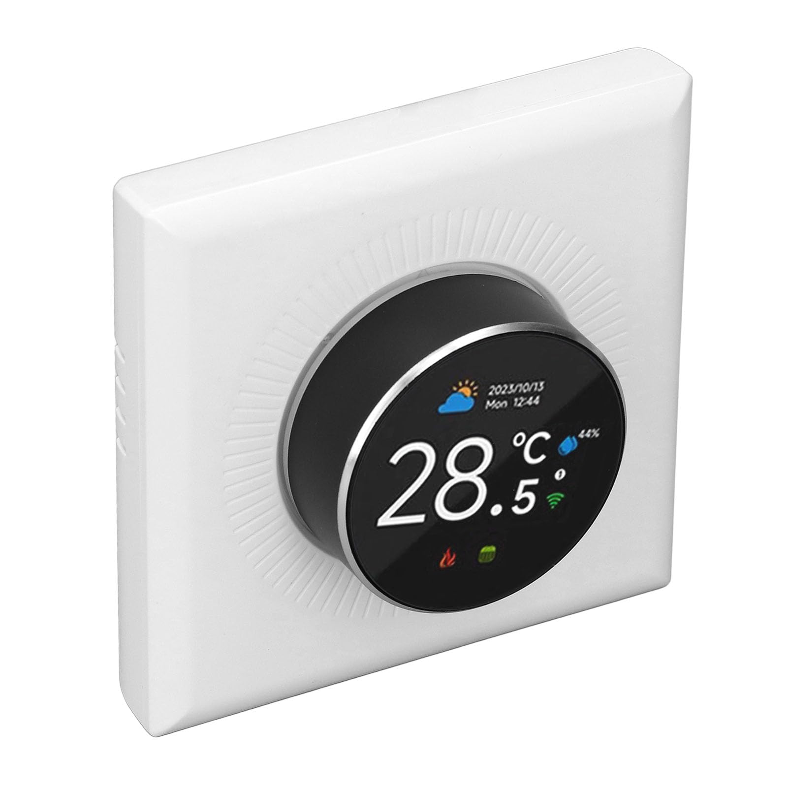 KIMISS Termostato Inteligente WiFi para Calefacción Eléctrica y Control de Voz: Controlador de Temperatura Programable con Pantalla LED y Ajuste de Las Perillas