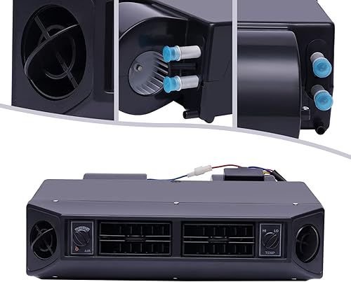 TBVECHI Kit universal de evaporador y calentador de aire acondicionado de CA, evaporador de CA universal debajo del salpicadero, unidad de