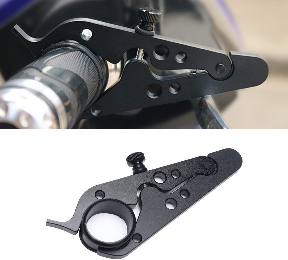 Adjustable Motorcycle Throttle Aid,Motorcycle Cruise Control Throttle, Bike Bicycle Throttle Aid,Lock Assist Retainer Grip Easy to Install