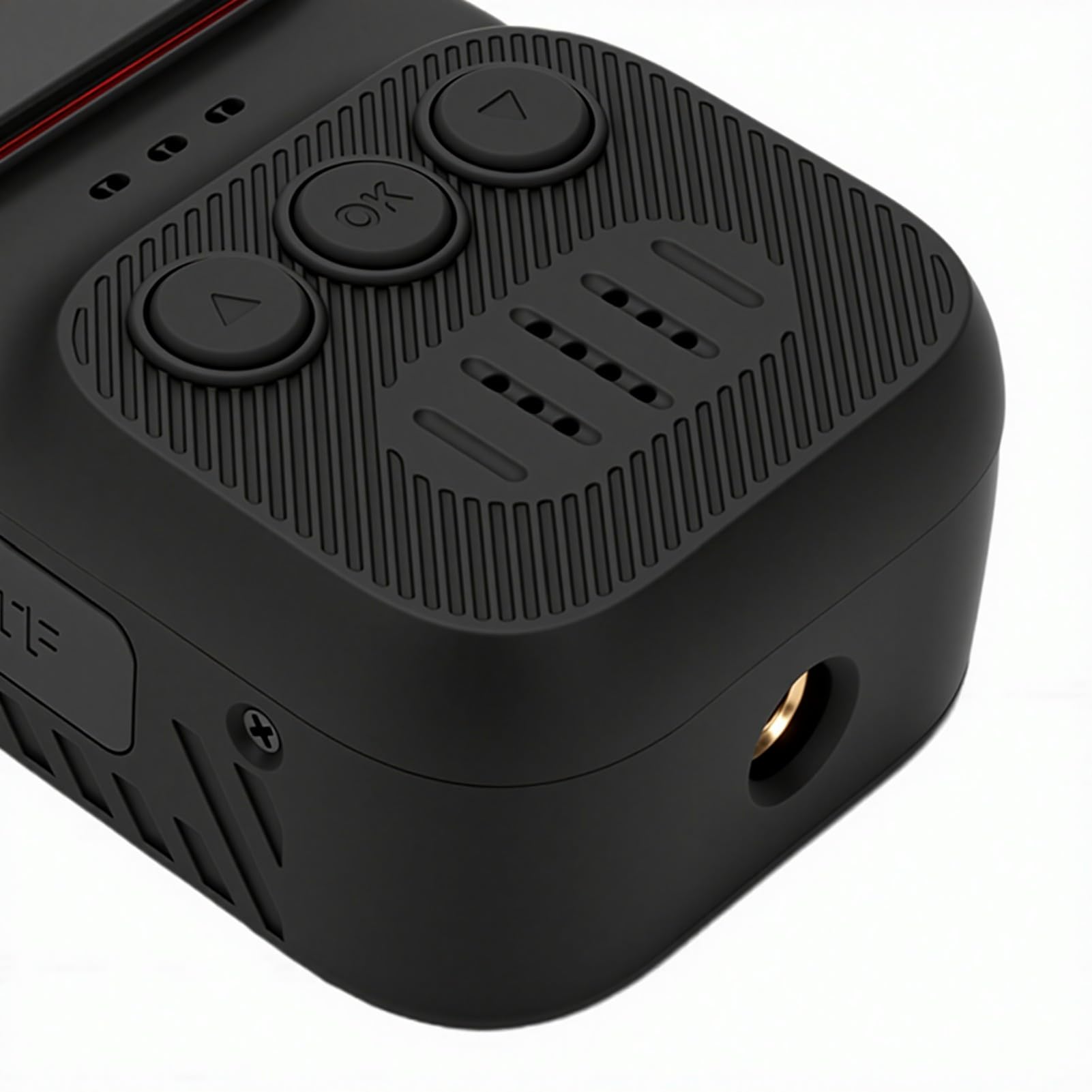 Caméra De Vlogging 2K, Caméra POV Portable À Main avec Objectif Pivotant À 270°, Stabilisation d'image, Fixation À Vis 1/4 Pouce pour Guidon, Clips De Poitrine, Casque
