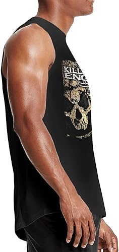 Miniatura 3 de KUSHOP Men Tank Tops Sleeveless T Shirt Workout Shirts Bodybuilding Muscle Tee Vest