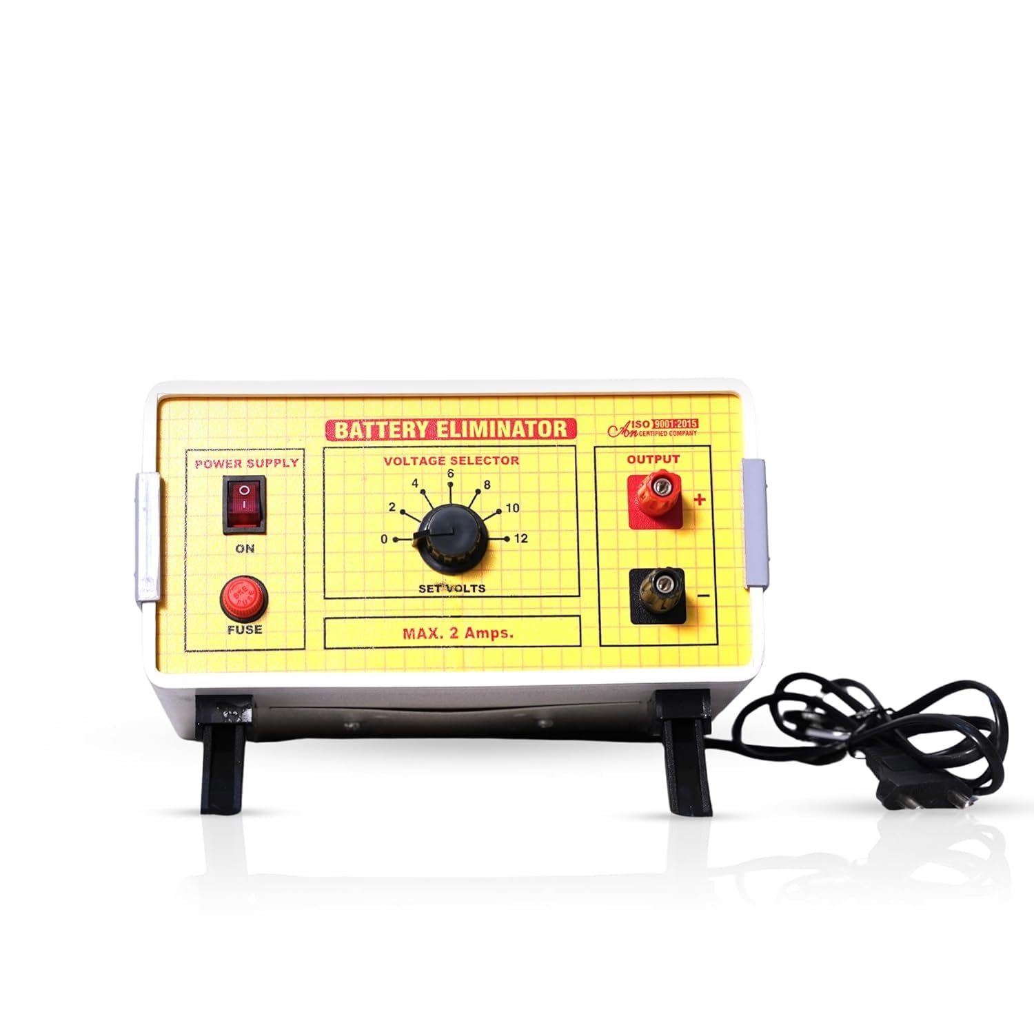 SBT Instruments Battery Eliminator 2 Amps 2-12 Volt for Physics Lab and Schools Experiments Pack of 1 pcs