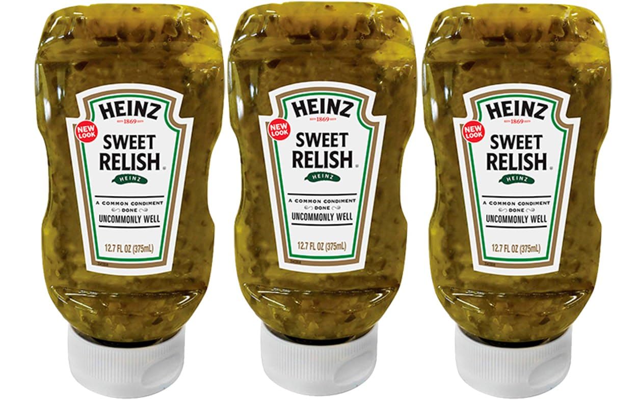 Heinz Sweet Relish Botella 375ml Pack 3 uds