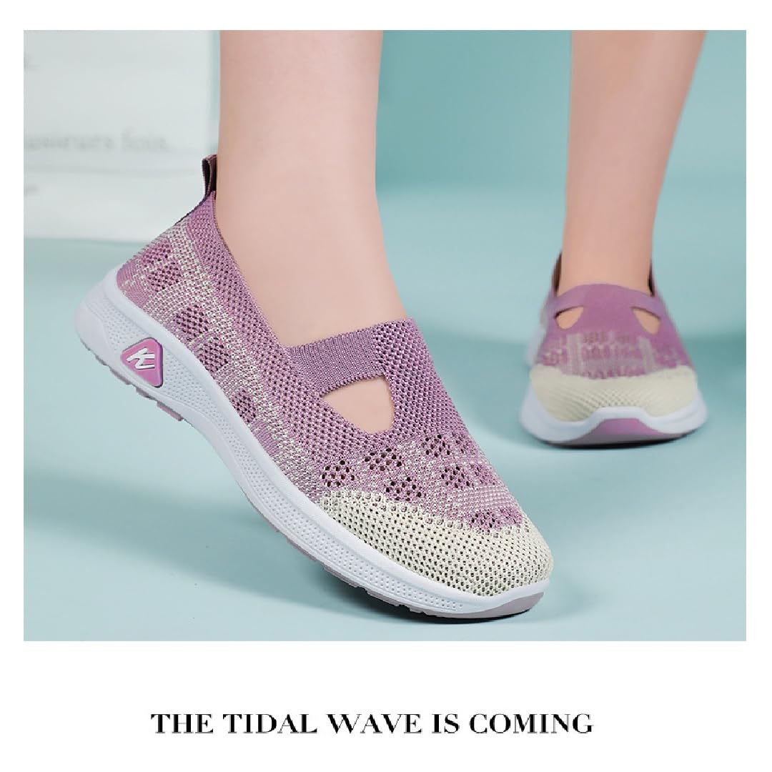 2025 Chaussures de marche orthopédiques pour femme, baskets en maille respirante, chaussures d'entraînement antidérapantes