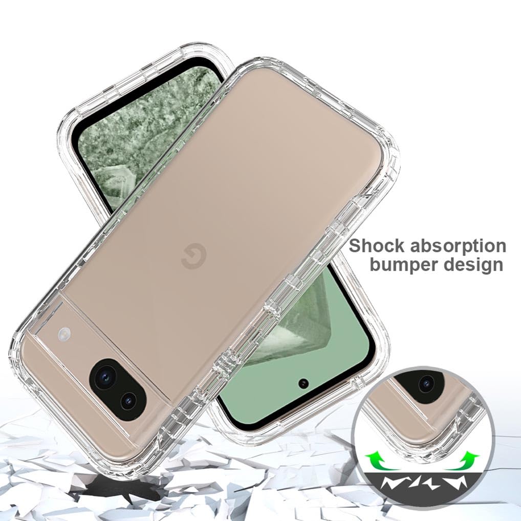 SEAHAI Cover Per Google Pixel 8, Ultra Sottile Custodia In TPU A Gradiente Colori Antiurto 958534
