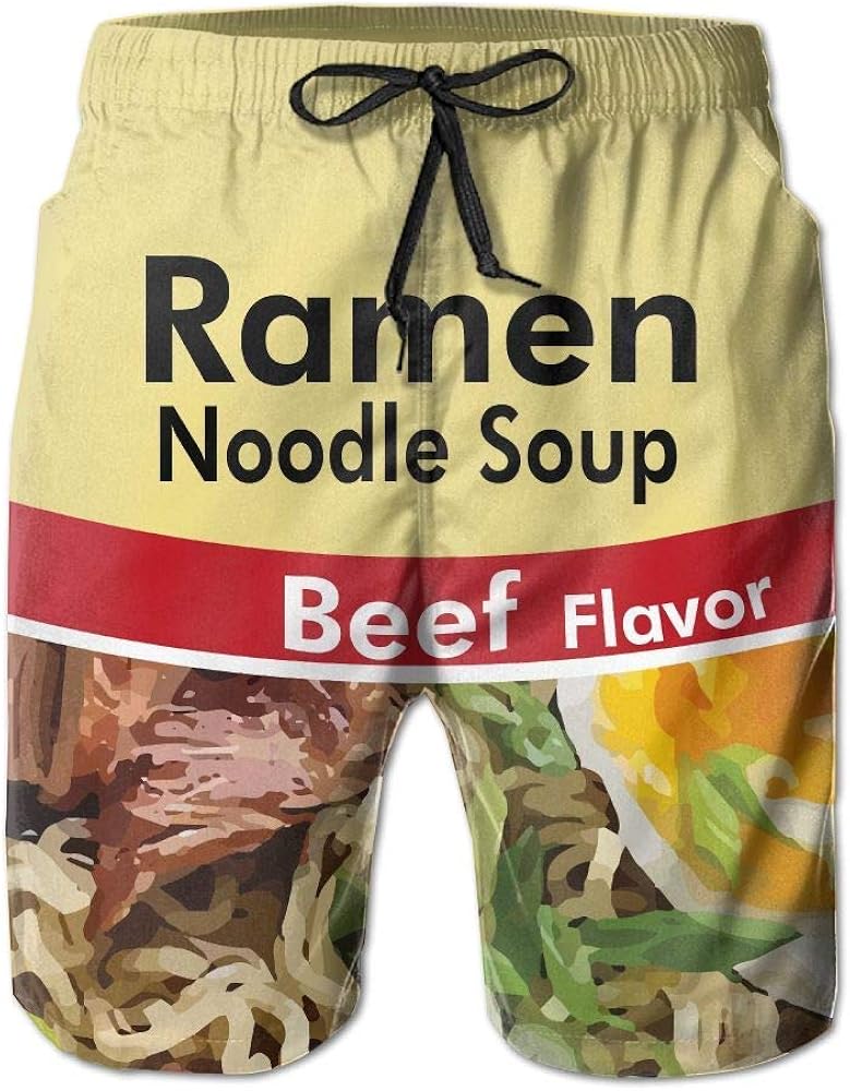 Ramen noodle swim trunks Clearance