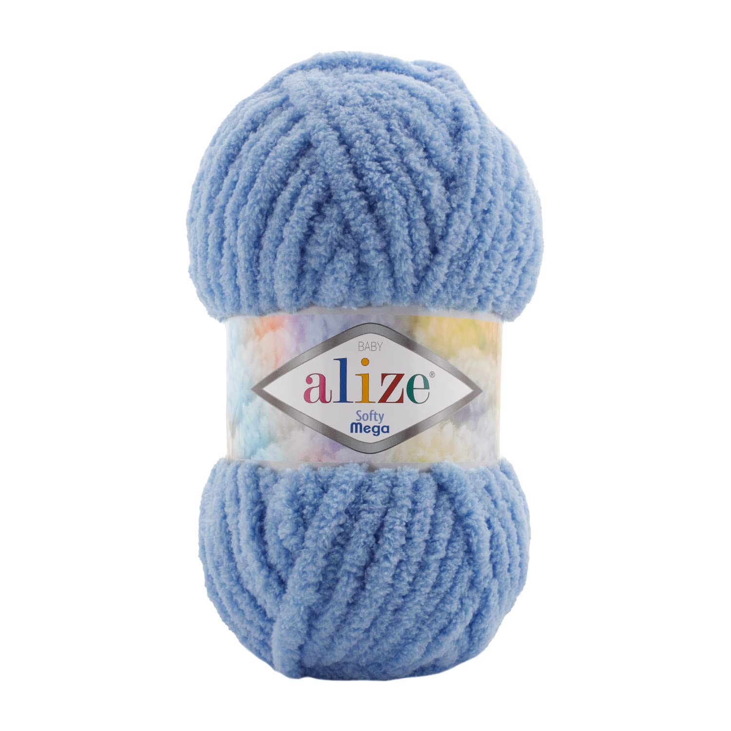 Alize Softy Mega Chunky Blanket, Scarf, Baby Knitting Crochet Yarn 100g Ball (5, 374SM) — image 1