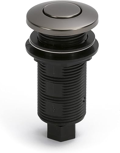 Miniatura 4 de Lew Electric Interruptor de aire y controlador de eliminación de basura con botón (bronce champán)