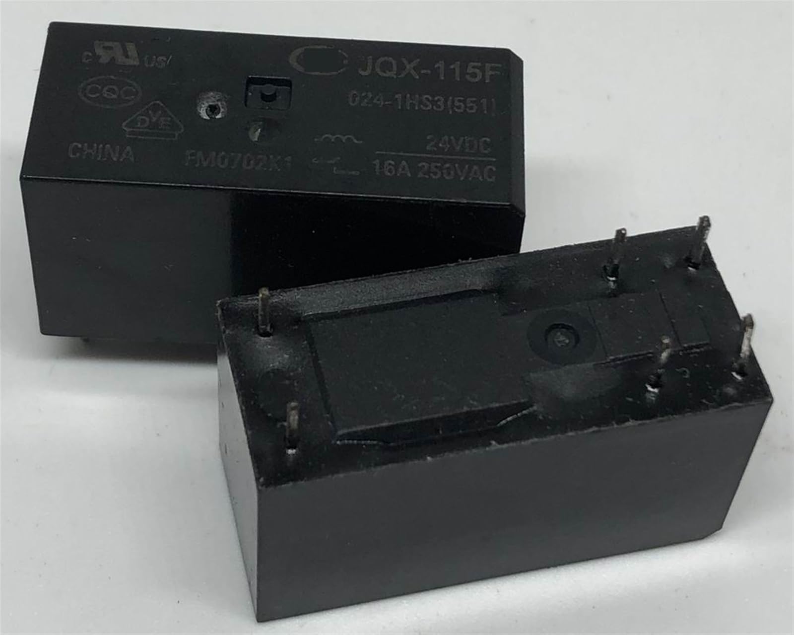 Relais JQX-115F 024-1HS3551 évite les pannes de commutation 16A