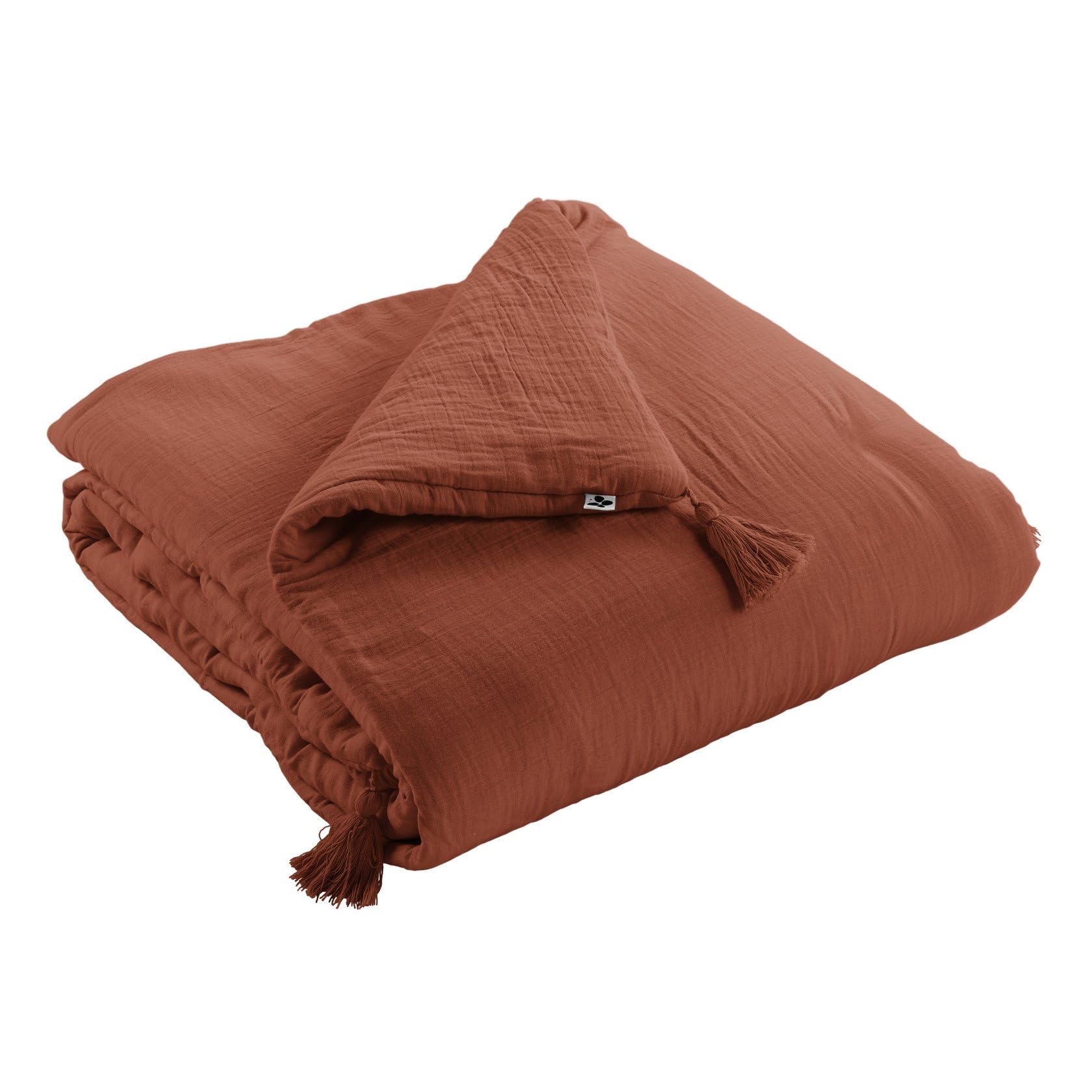 Couvre lit gaze de coton respirant contre la chaleur nocturne edredon 150x150