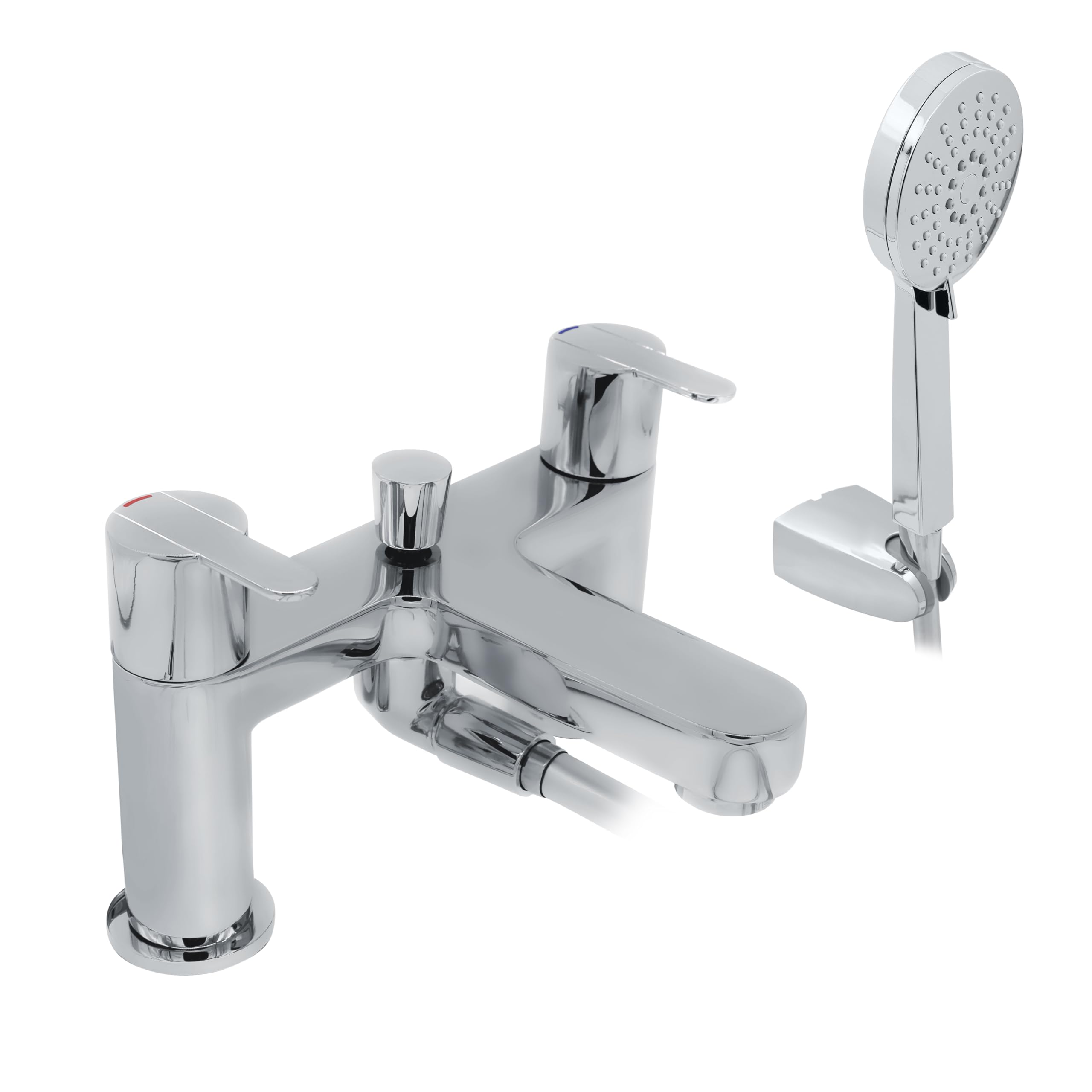 Mitigeur bain douche avec kit douchette inclus pour installation murale directe
