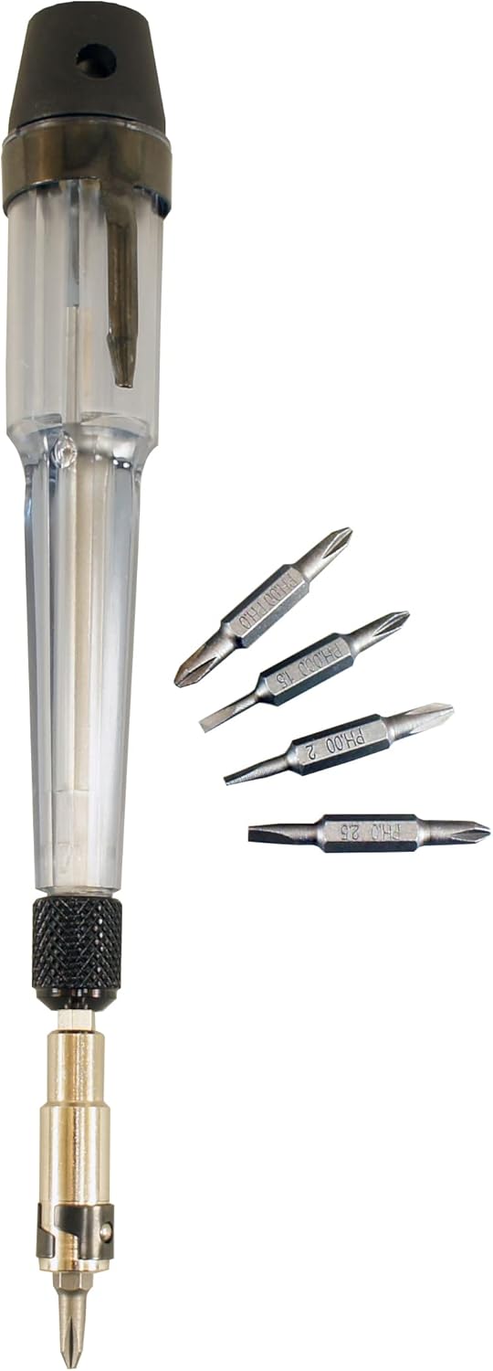 Bestway Tools B60101 12-in-1 Quick Change Precision Screwdriver, Carded