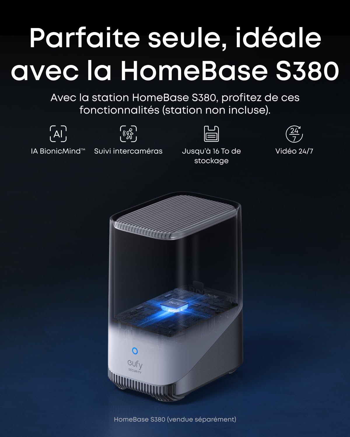 eufy Security eufyCam S4 4K UHD Caméra Surveillance WiFi extérieur sans Fil