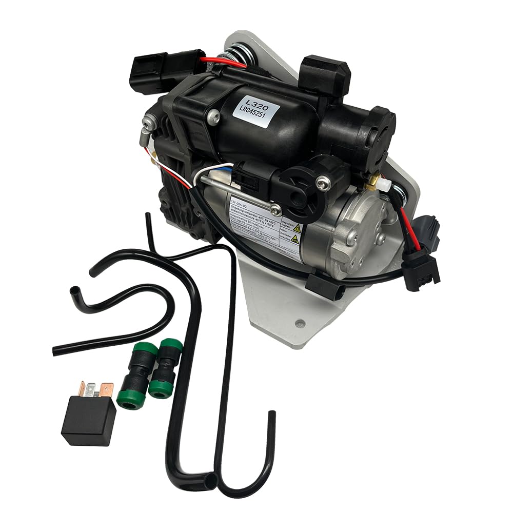 Photo 1 of LR072537 Air Suspension Compressor Pump and Relay Compatible with 2005-2009 Land Rover Discovery LR3 2010-2016 LR4, 05-2013 Range Rover Sport L320 Replace# LR061663, LR045251?LR015303 LR023964