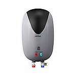 Activa 3 Liters Quick Water Heater Geyser, 3 KVA ISI Copper Element, 0.7mm Anti Rust Coated 304L Pure Stainless Steel Tank, Auto Cut-Off, ABS Body, BEE 5 Start Rated, 5 Year Warranty – Grey & Black