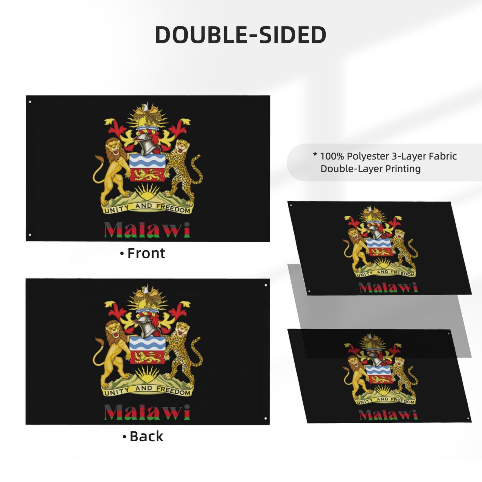 Amazon.com : Malawi Malawians National Emblem 3x5 Ft Outdoor Flag