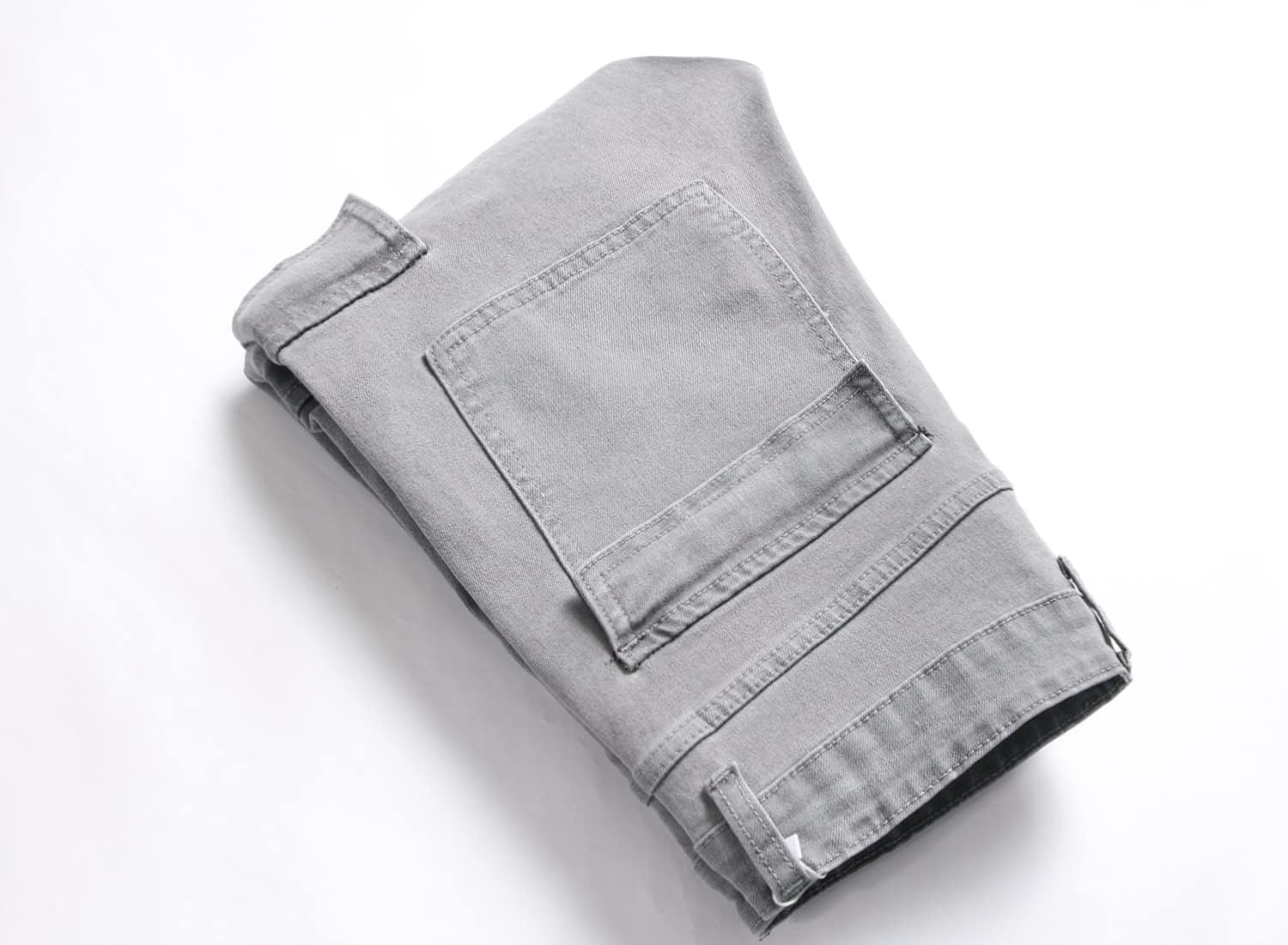 Pantalones vaqueros ajustados para hombre, ajustados, ajustados, ajustados, ajustados, de pierna recta regular, pantalones vaqueros de cintura flexible, pantalones vaqueros informales para
