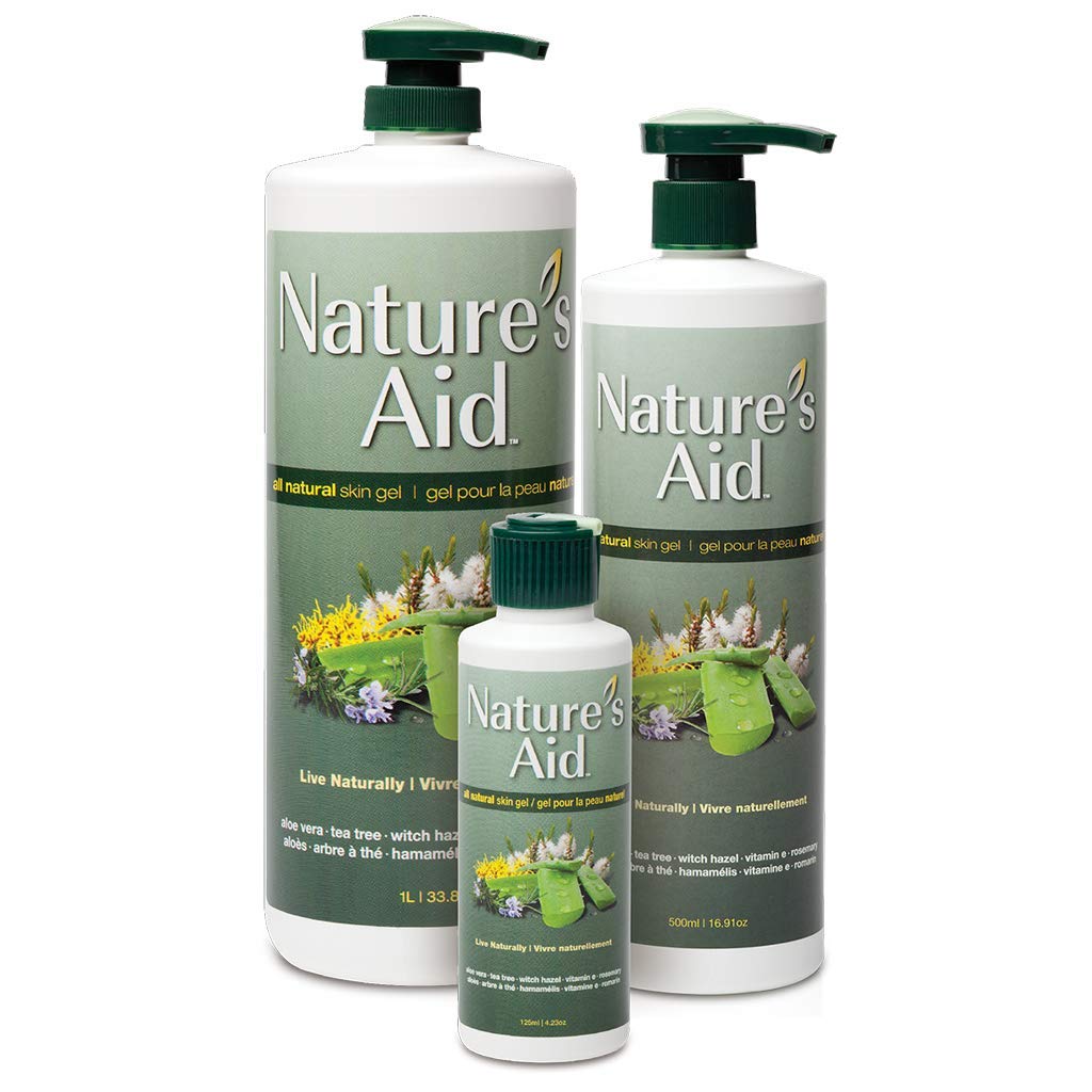 Natural Skin Gel with 3x Aloe Vera for Dry, Flaky & Itchy | Facial Acne, Brown Spots, Toner & Cleanser | Sunburn | Rashes | Bug Bites & Stings | Shaving, Waxing & Laser