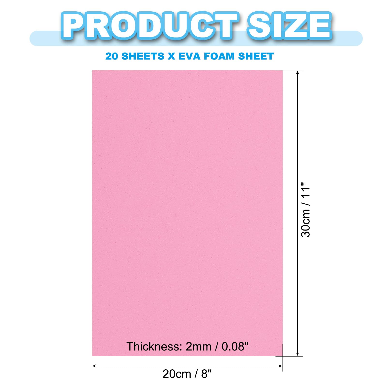 PATIKIL 20 Pack EVA Foam Sheets - Image 2