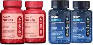 What’s Up Wellness Daily + Night Burner Combo | GLP1 for Weight Loss, Boosts Metabolism and Curbs Cravings | 24-Hour Weigh... Price In India