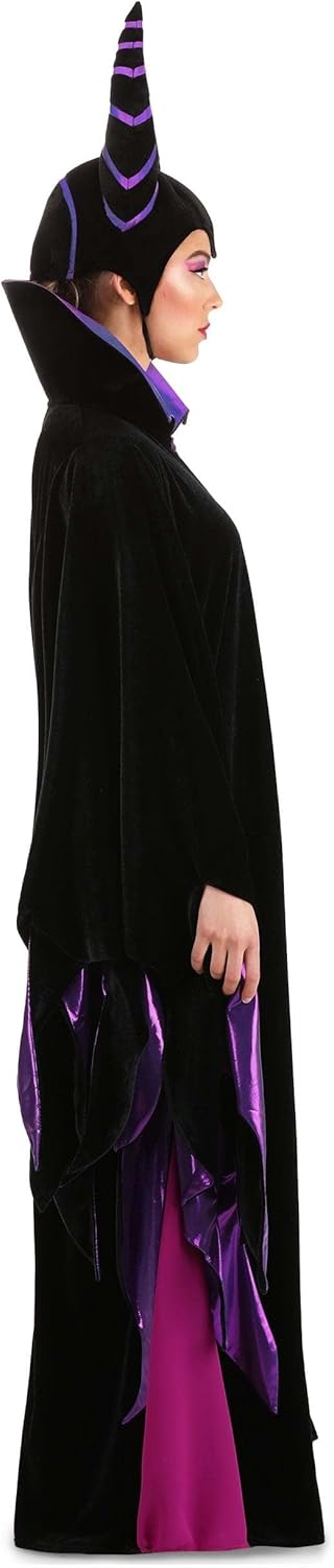 Disney Adult Classic Maleficent Costume Womens, Sleeping Beauty Black Robe, Villain Halloween Costume
