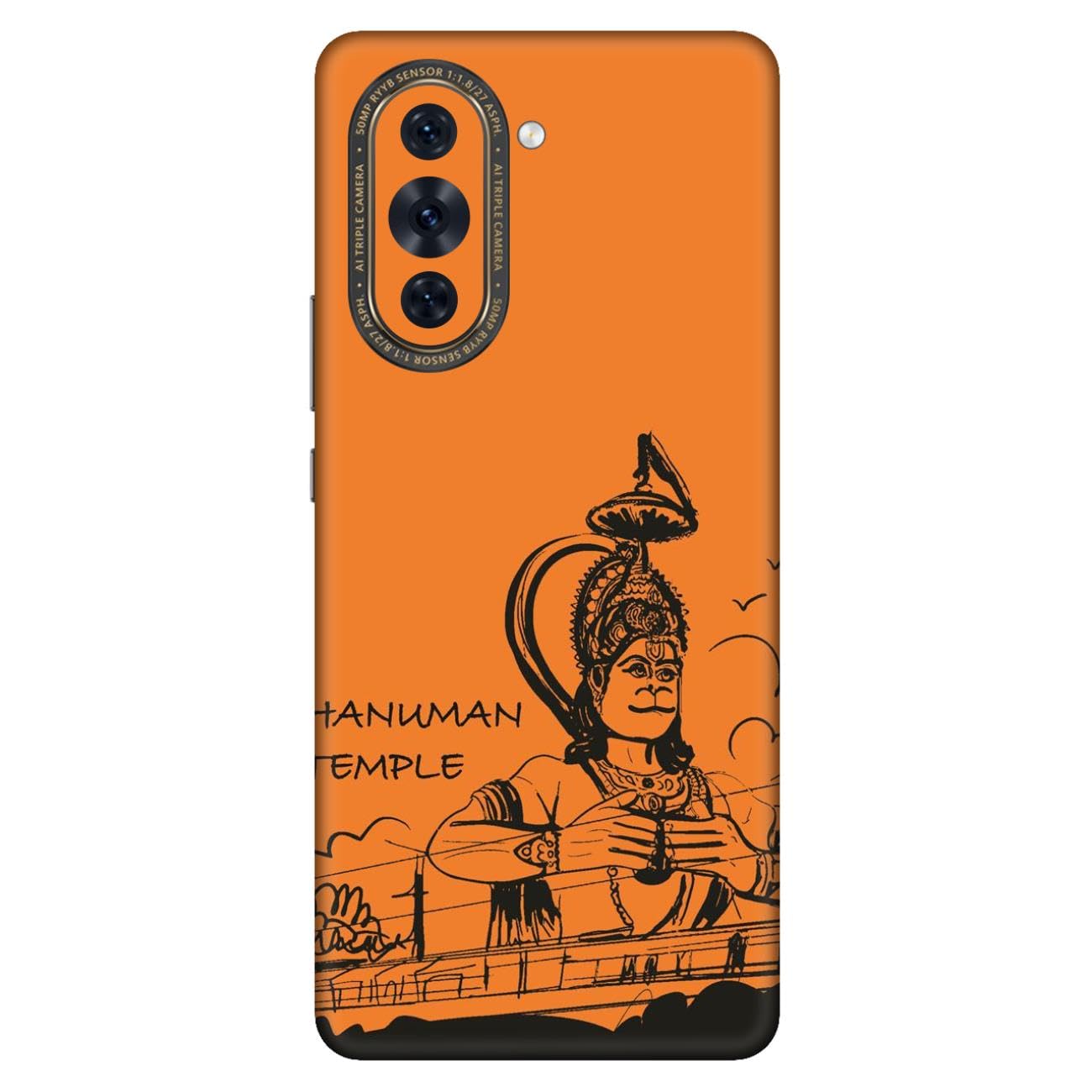 SKINADDA Mobile Skin Sticker Compatible with Huawei NOVA 10 PRO Skin Not Back Cover, Camera & Back Protector Mobile Skin Wrap; Huawei NOVA 10 PRO-JF-166