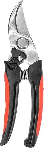 Juego de tijeras de podar profesional de 7 pulgadas, tijeras de jardín de derivación forjadas en gota, podadora de mano, tijeras de jardín, podadora