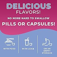Vista 6 de Suplemento de hierro para mujeres, hombres y niños, para deficiencia de hierro y apoyo inmunitario, sin azúcar, sin organismos genéticamente