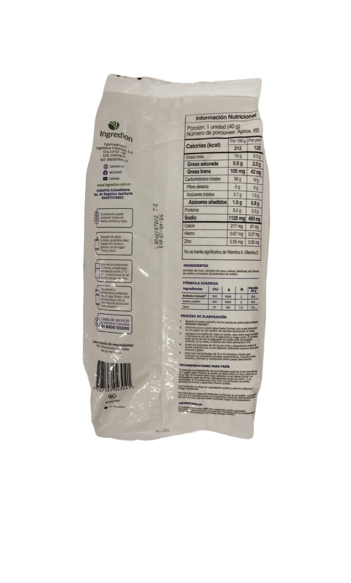 BUÑUELO COLMAIZ Mezcla en Polvo para Preparar Buñuelo 1 kg