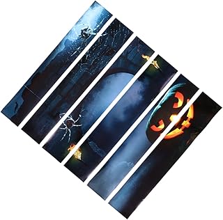 DOITOOL Adesivos De Escada Adesivos 3D Adesivos De Parede Adesivos 3D Decalques De Escada De Halloween 3D Ladrilhos De Escada Decalques De Escada 3D Riser Decalques Adesivo De Halloween