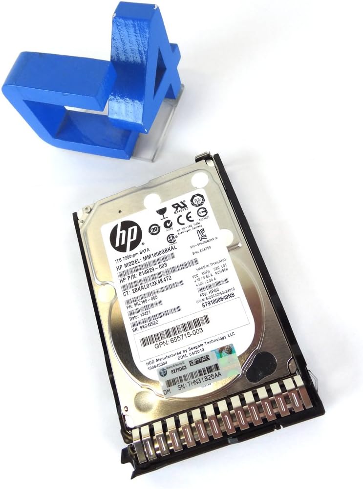 HP SAS 750GB Hard Drives (HDD, SSD & NAS HPE 1TB 7.2K 6Gb/s SATA