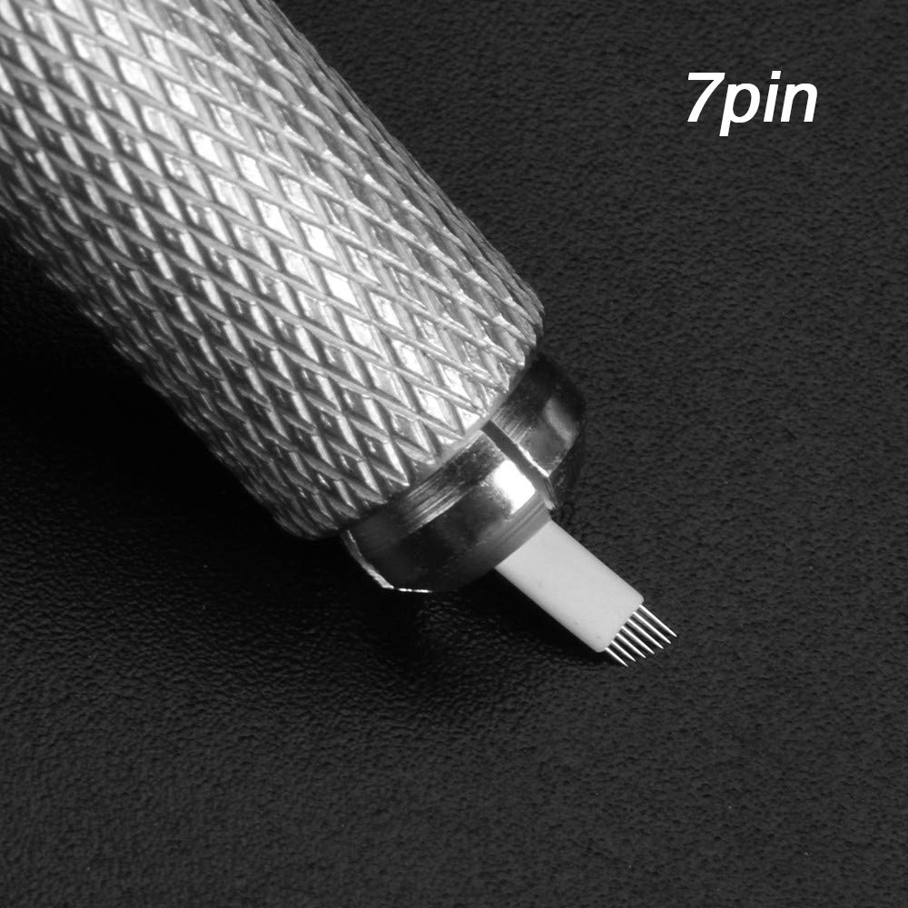 ATOMUS Microblading Kit Eyebrow Microblading Manual Tattoo Pen and Microblading Needle 7 Pin 12 Pin 14 Pin 18 Pin for Eyebrow Permanent Makeup